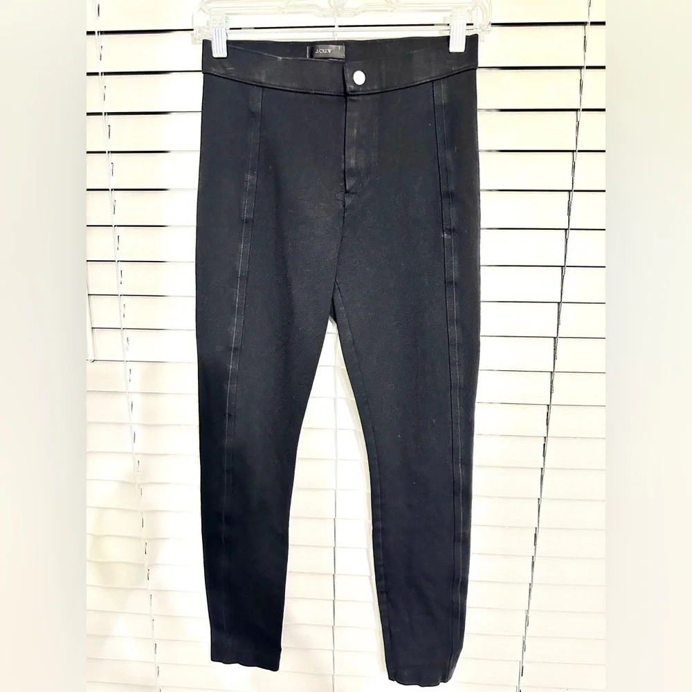 🛍️ j crew black stretch pants Size 2R
